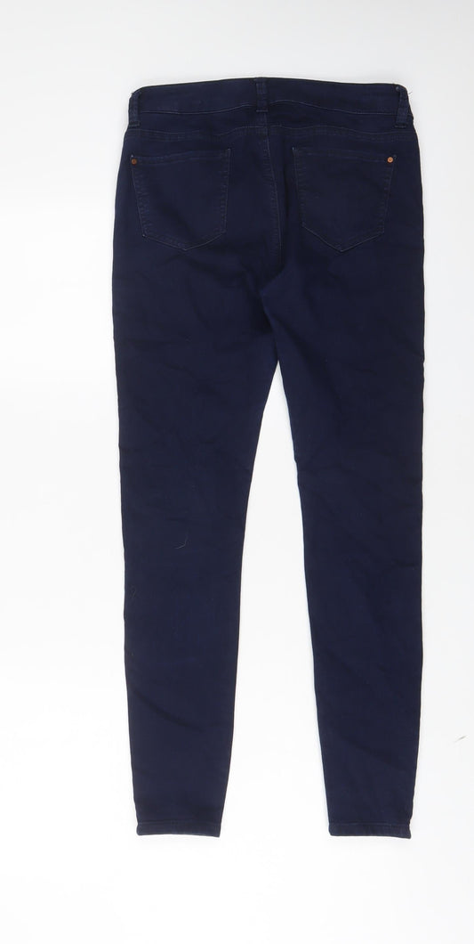 Womens UK Size 10 Marks and Spencer Regular Fit Skinny Blue Jeans