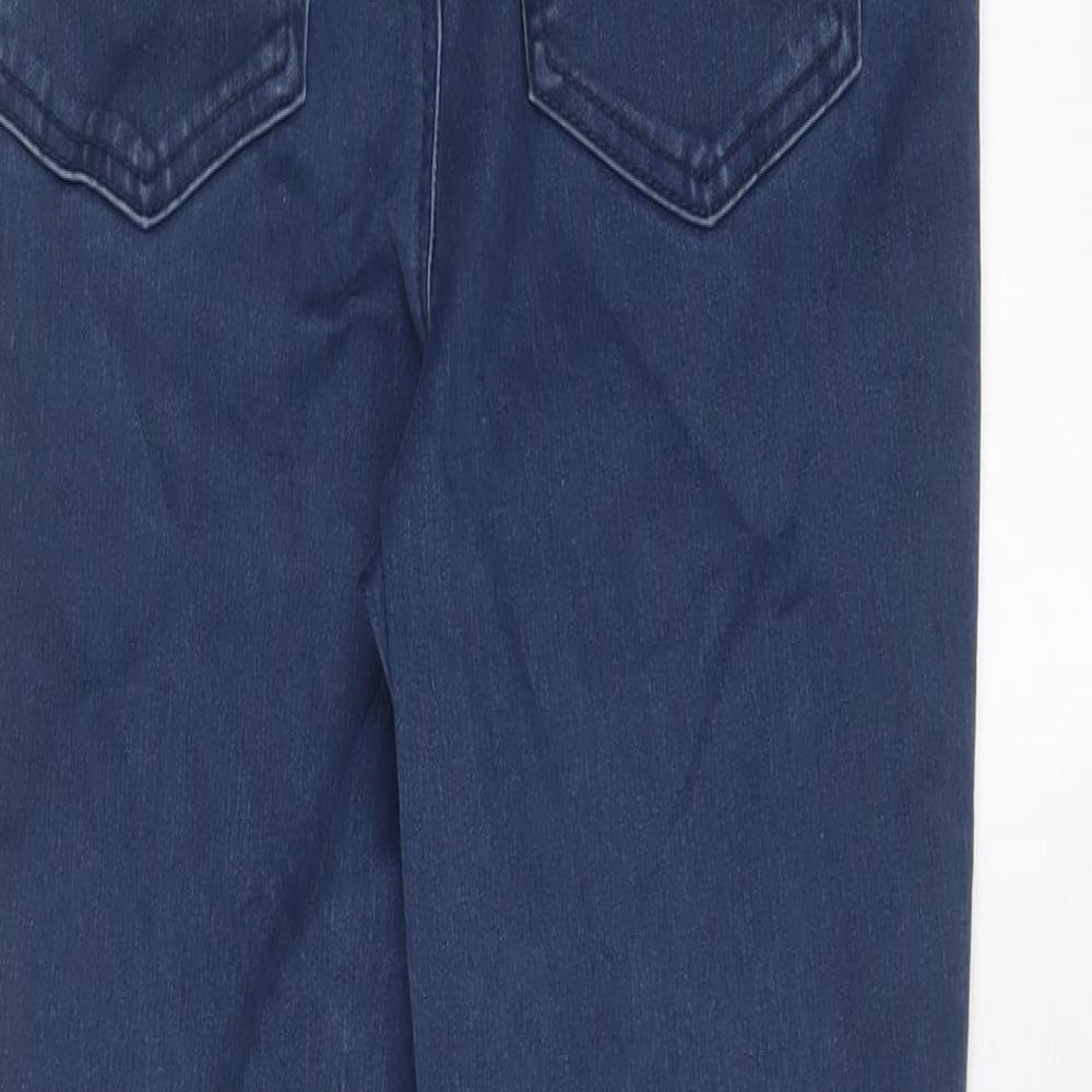 TU Womens Blue Cotton Skinny Jeans Size 12 L27 in Regular Zip