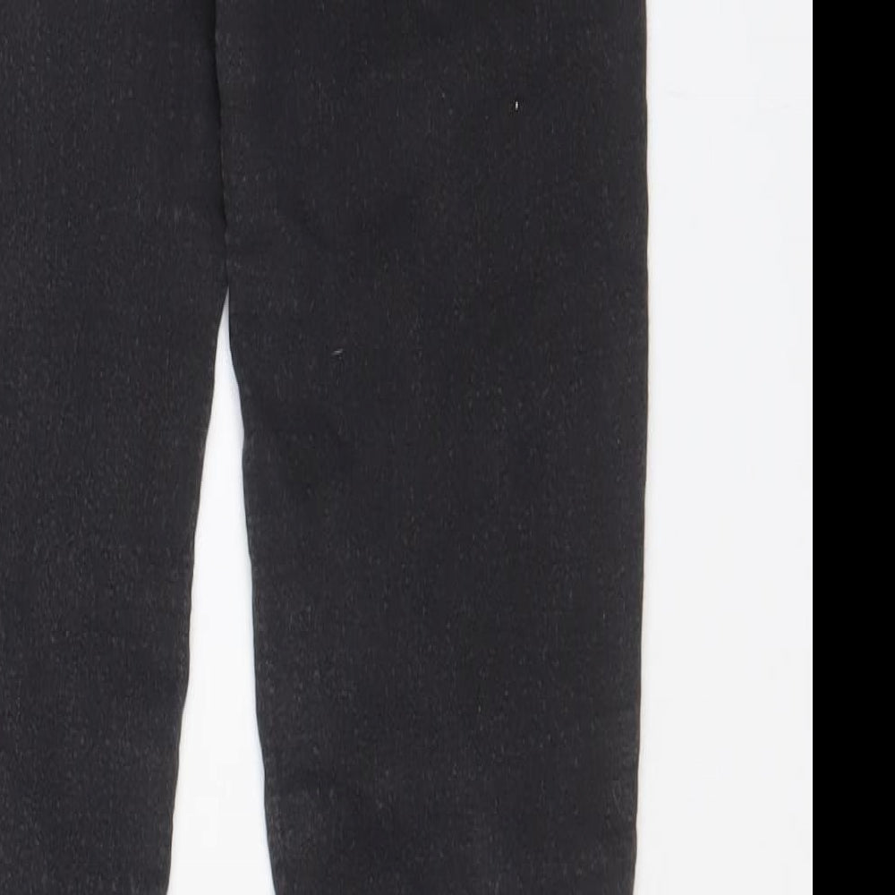 Denim & Co. Womens Grey Cotton Skinny Jeans Size 10 L29 in Regular Zip