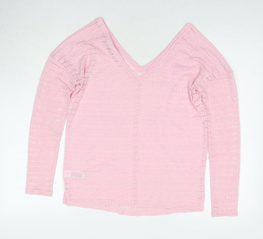 Womens UK Size 8 NEXT Pink Pullover Jumper