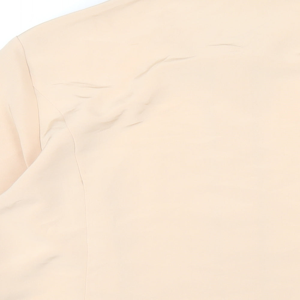 Womens UK Size 14 Precis Beige Basic Button-Up