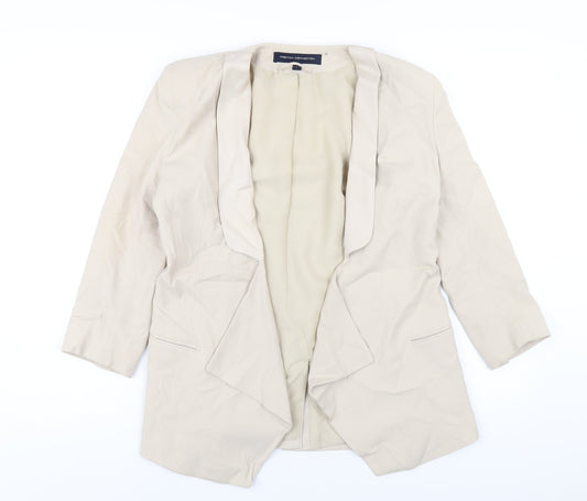 Womens UK Size 8 French Connection Beige Jacket