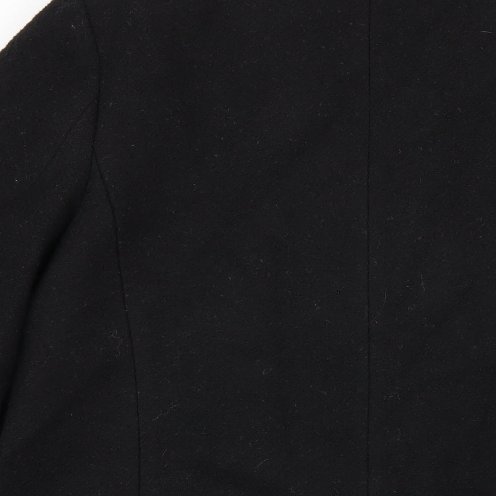 Womens UK Size 12 NEXT Black Pea Coat
