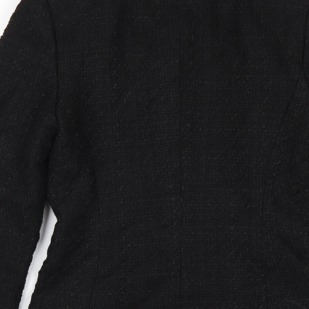 Womens UK Size XS Zara Black Jacket
