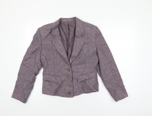 Womens UK Size 10 St Michael Purple Jacket
