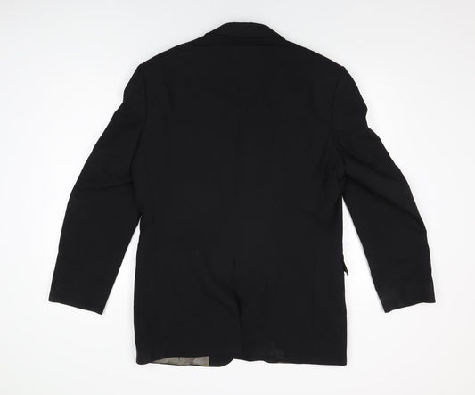 Mens UK Size 40 Marks and Spencer Regular Black Suit Jacket