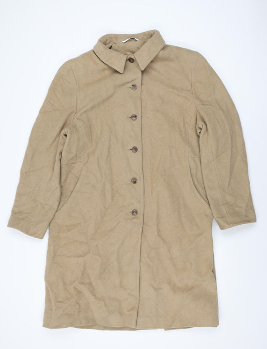 Womens UK Size 20 BHS Beige Overcoat