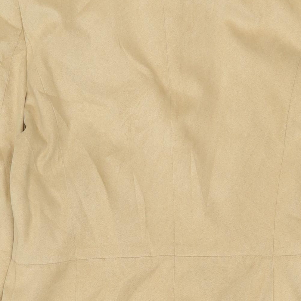 Womens UK Size 12 Marks and Spencer Beige Overcoat