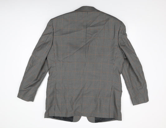 Mens UK Size 42 Brook Taverner Regular Grey Suit Jacket
