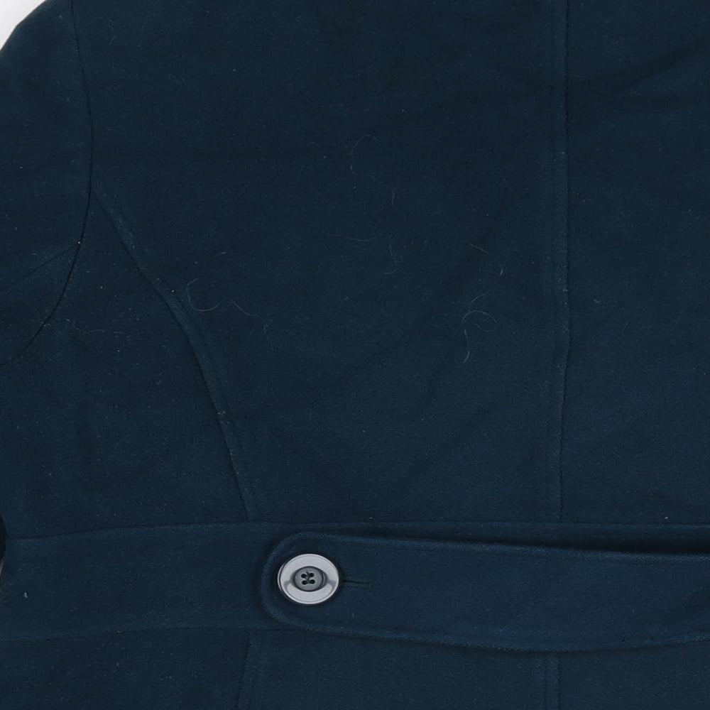 Autonomy Womens Green Overcoat Coat Size 18 Button