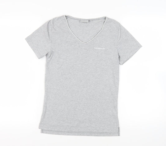 Womens UK Size 12 LA Gear Grey Basic T-Shirt