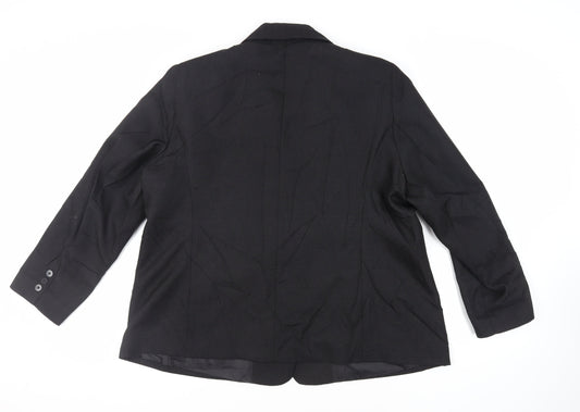 Womens UK Size 24 Special Collection Black Jacket