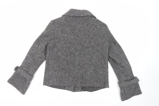 James Lakeland Womens Grey Jacket Size 18 Button - Unlined