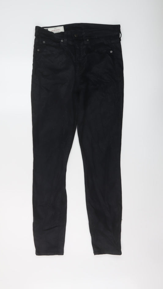Womens UK Size 28 in Gap Regular Fit Skinny Black Jeans
