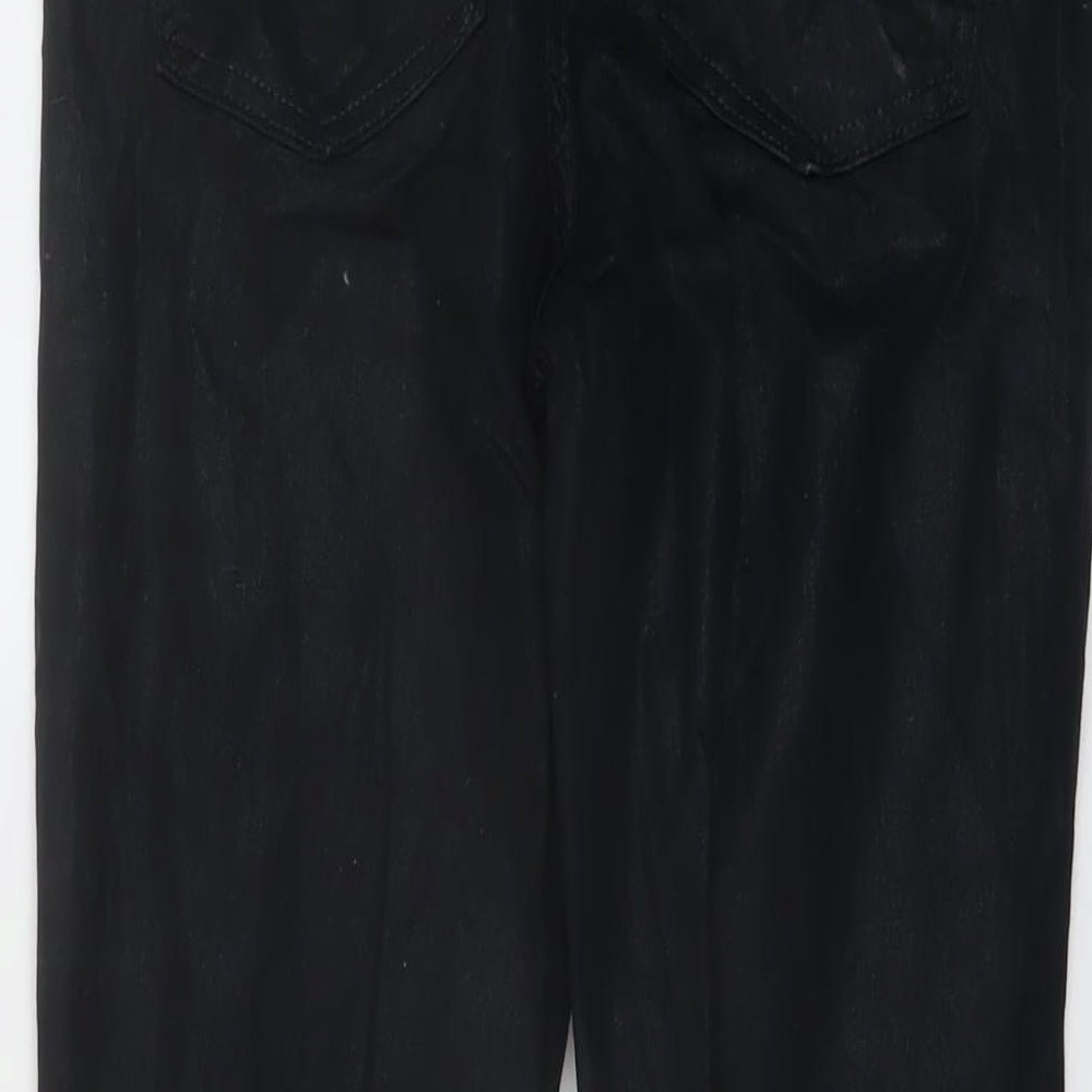 Gap Womens Black Cotton Skinny Jeans Size 28 in L28 in Regular Button