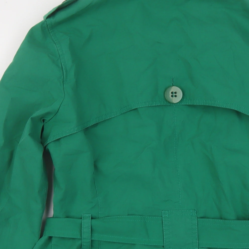 Brand and care label for Autograph women’s green jacket, size UK 10, button