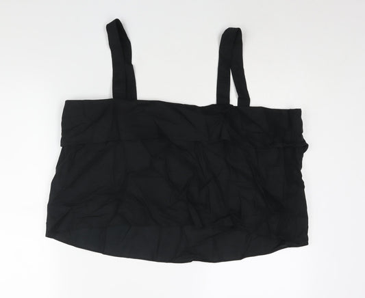 Womens UK Size 22 Marks and Spencer Black Camisole Blouse