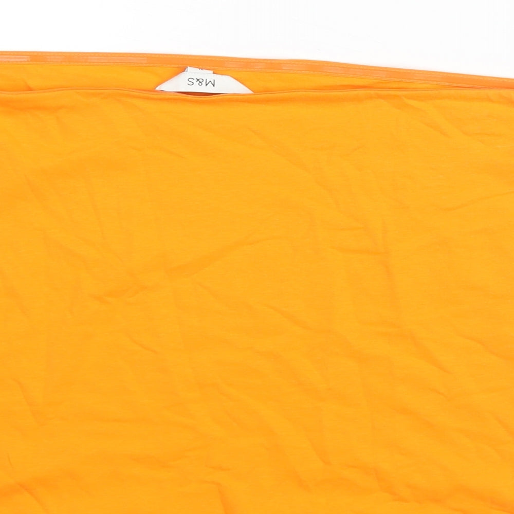 Womens UK Size XL Marks and Spencer Orange Basic Blouse