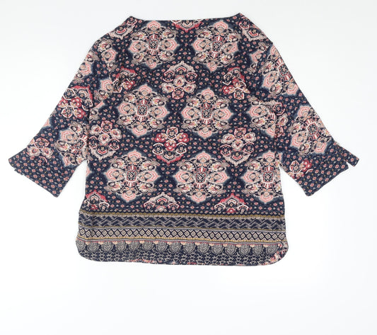 Womens UK Size S Monsoon Multicoloured Basic Blouse