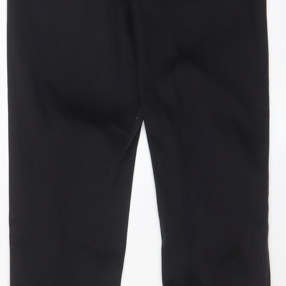 Topshop Womens Black Cotton Skinny Jeans Size 26 in L32 in Regular Zip