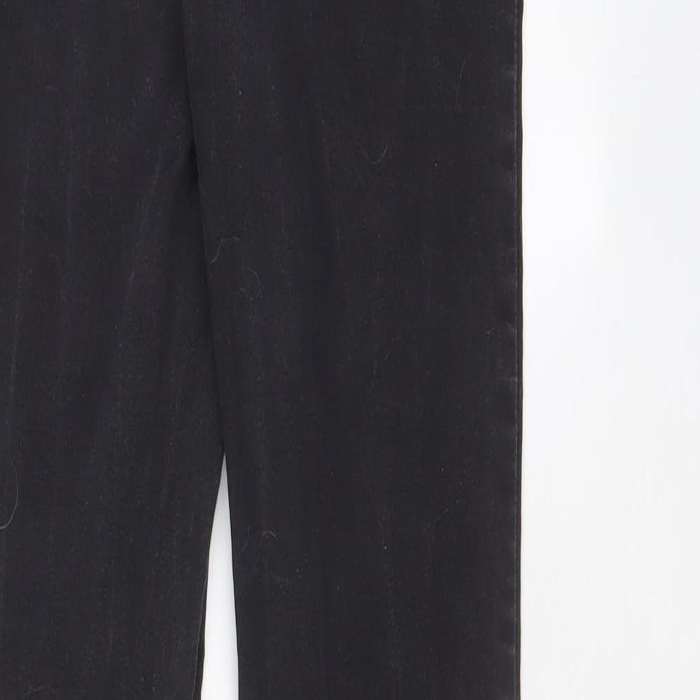 Denim & Co. Womens Grey Cotton Skinny Jeans Size 10 L31 in Regular Zip