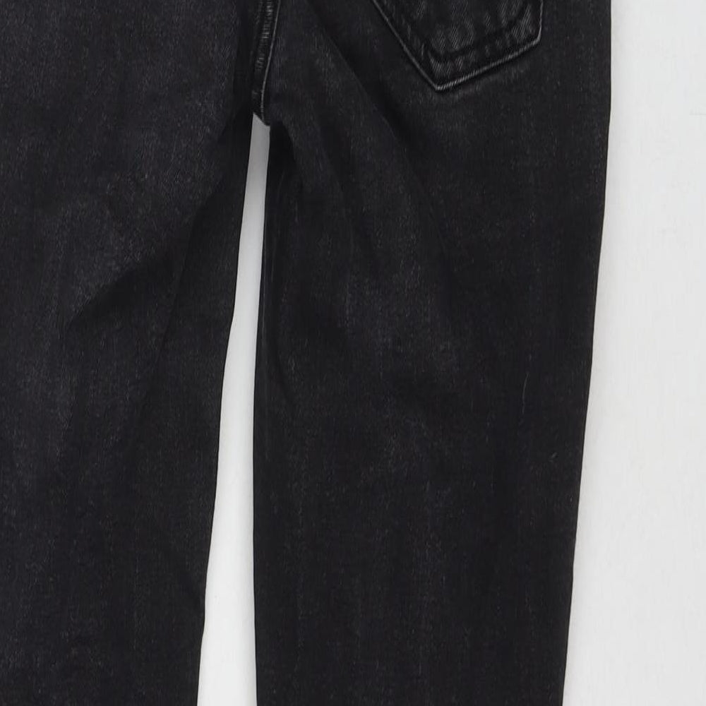 Mango Womens Black Polyester Blend Skinny Jeans Size 8 L25 in Regular Zip