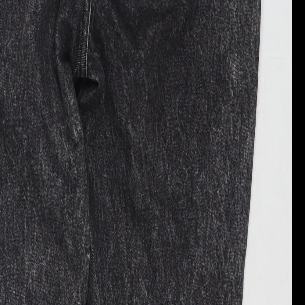 River Island Womens Grey Cotton Straight Jeans Size 8 L27 in Regular Zip