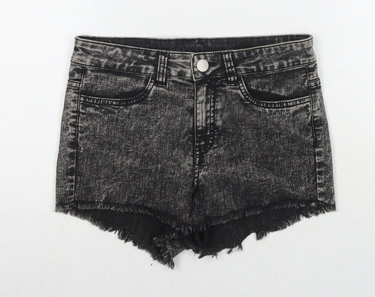Womens UK Size 10 Divided by H&M Regular Fit Cut-Off Shorts