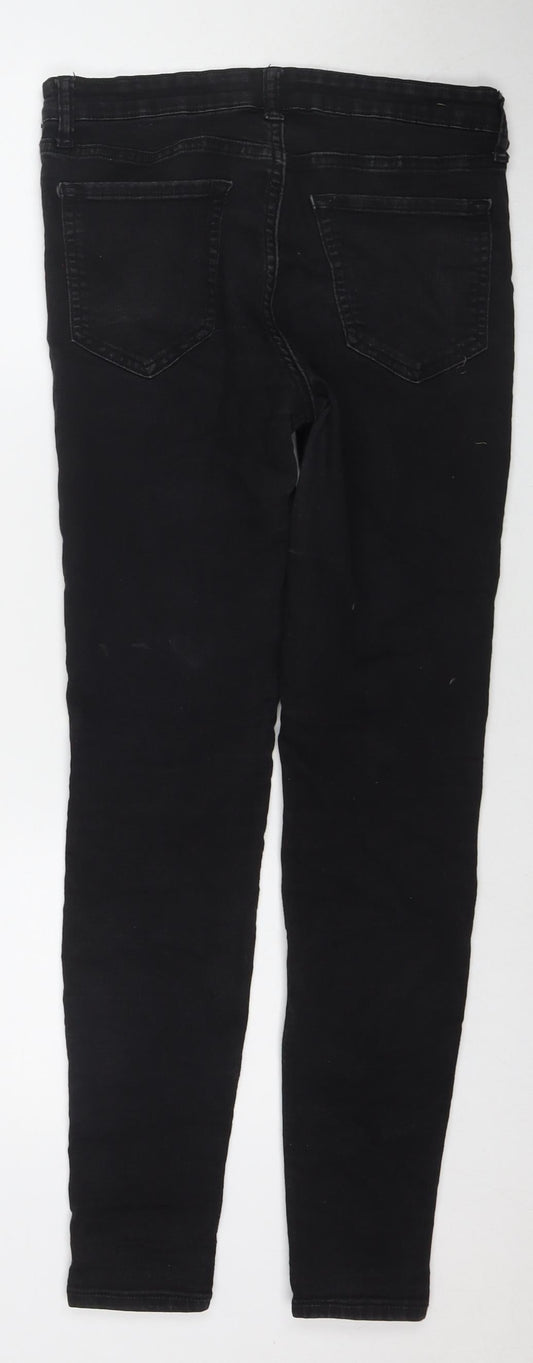 Gap Womens Black Cotton Skinny Jeans Size 8 L29 in Regular Zip