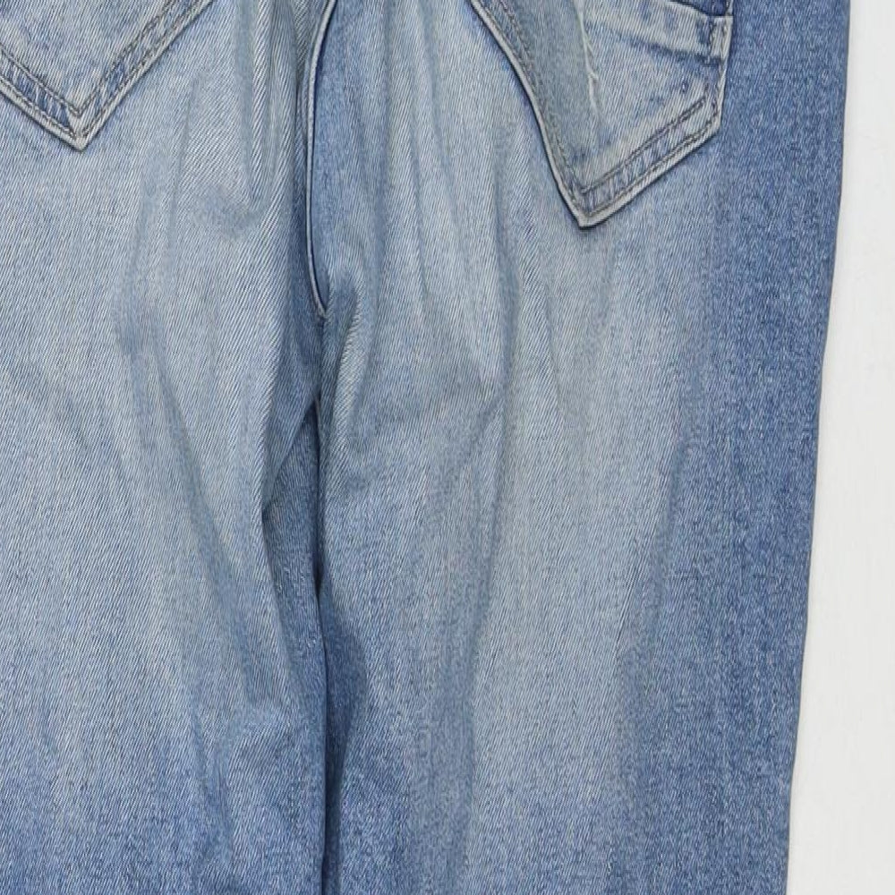 Mens UK Size 36 in Burton Regular Fit Tapered Blue Jeans