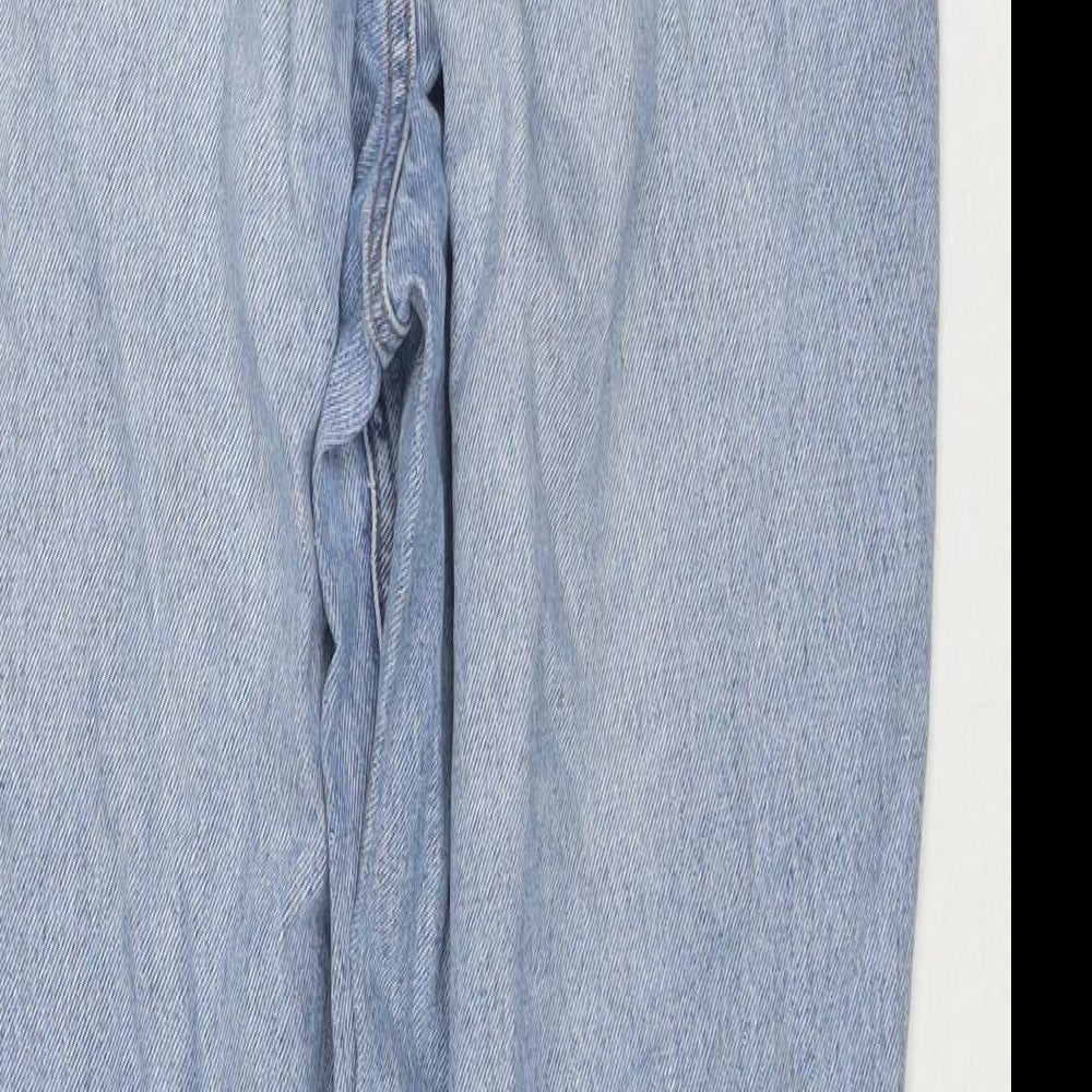 Womens UK Size 8 H&M Regular Fit Mom Blue Jeans