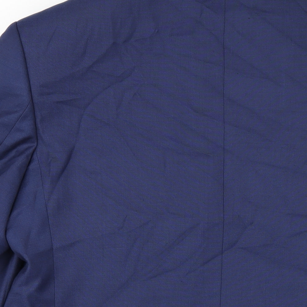 Mens UK Size 42 Marks and Spencer Regular Blue Suit Jacket
