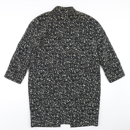 Autograph Womens Black Jacket Coat Size 8 Hook & Eye