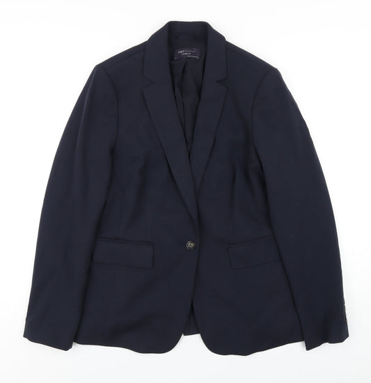 Womens UK Size 14 Marks and Spencer Regular Blue Blazer