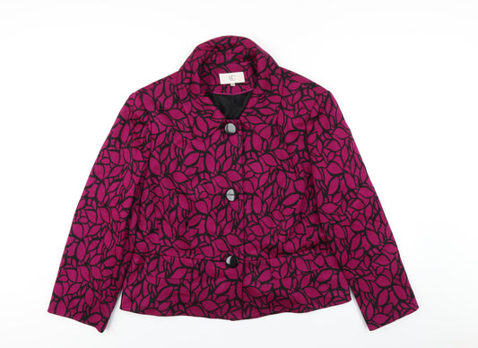 Womens UK Size 18 CC Pink Pea Coat