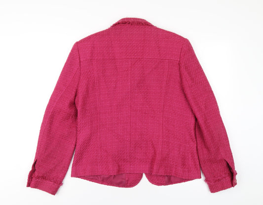 Womens UK Size 14 Gelco Pink Jacket