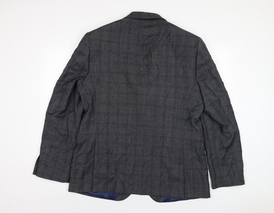Mens UK Size 46 Chester Regular Grey Suit Jacket