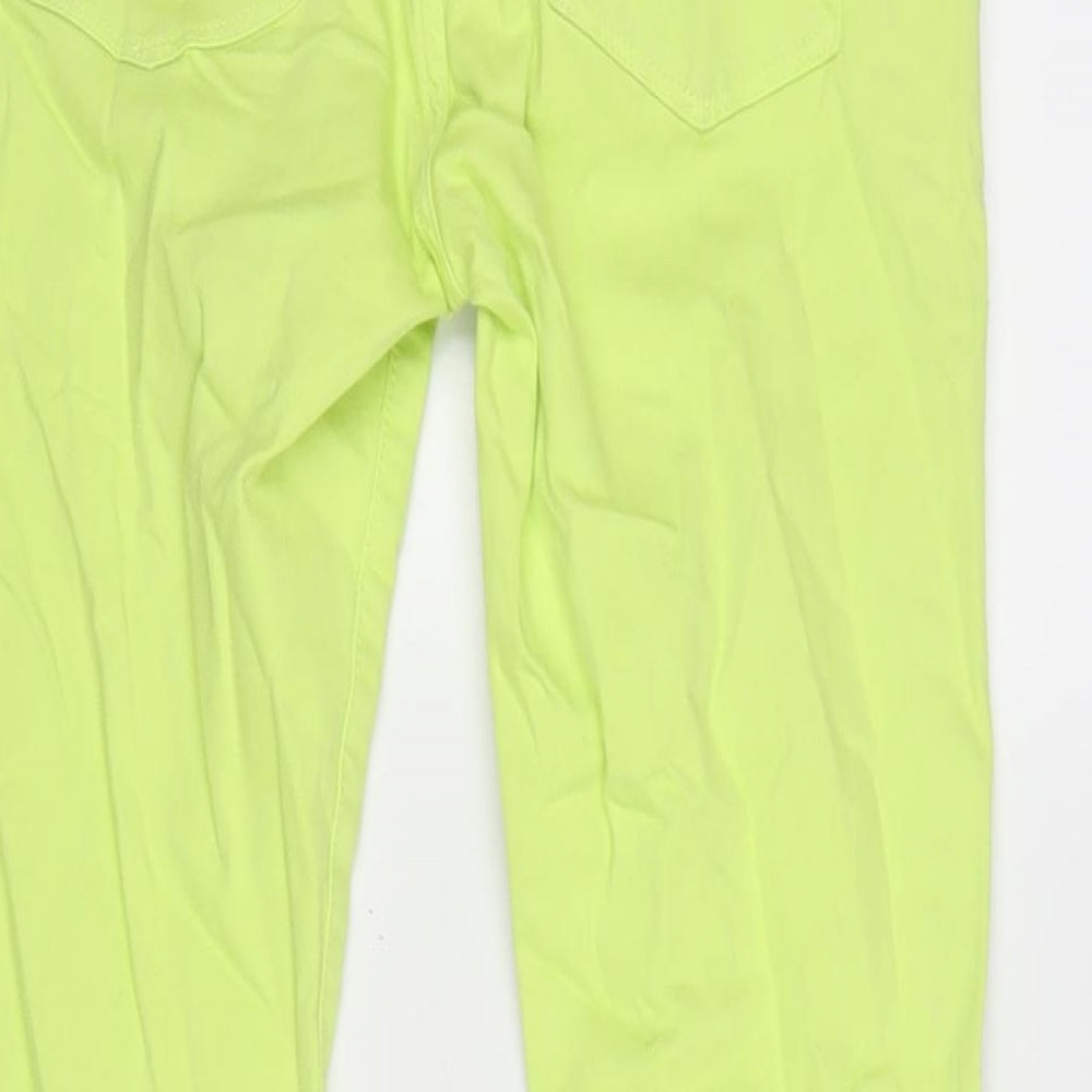 Gap Womens Yellow Cotton Blend Tapered Jeans Size 26 in L26.5 in Regular Zip