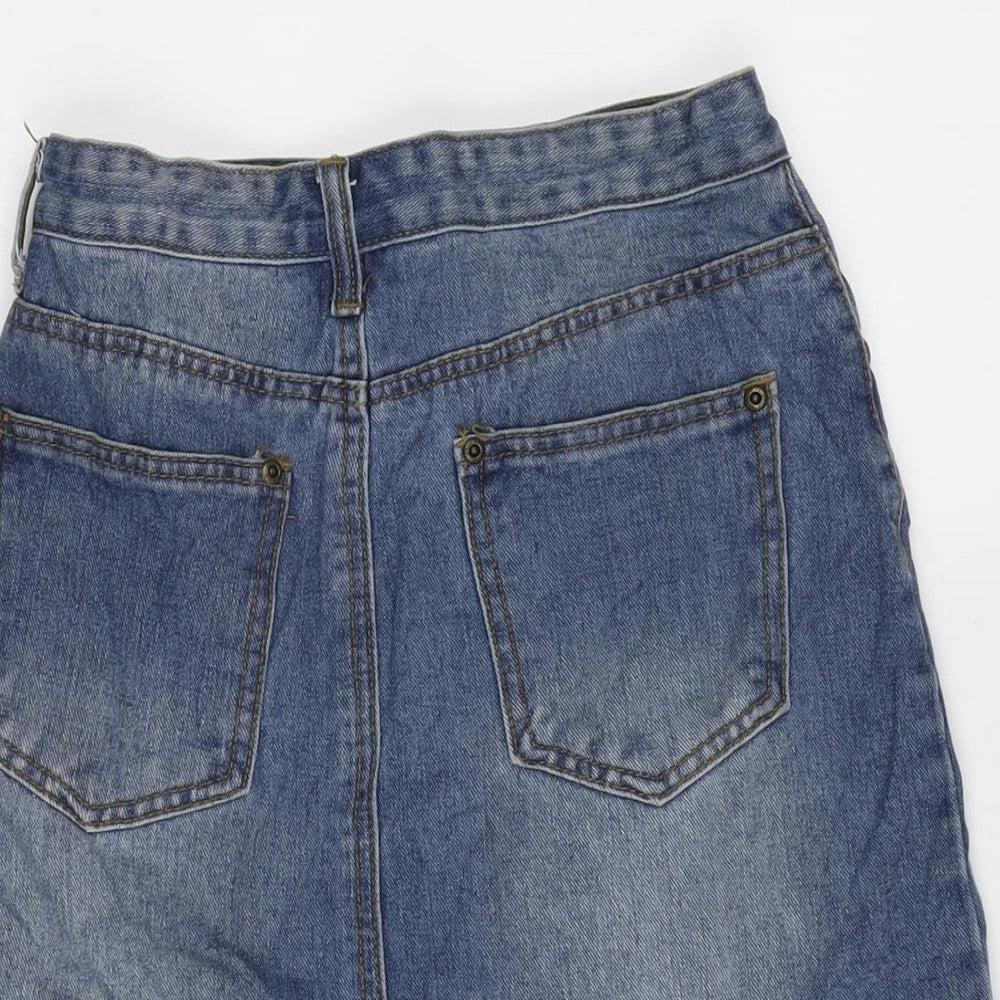 Womens UK Size 4 PRETTYLITTLETHING A-Line Skirt
