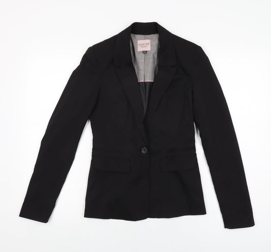 Womens UK Size S Bershka Black Jacket