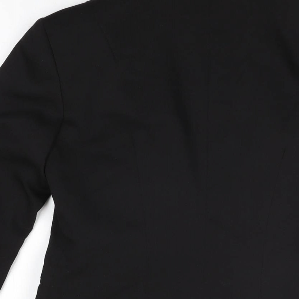 Womens UK Size S Bershka Black Jacket