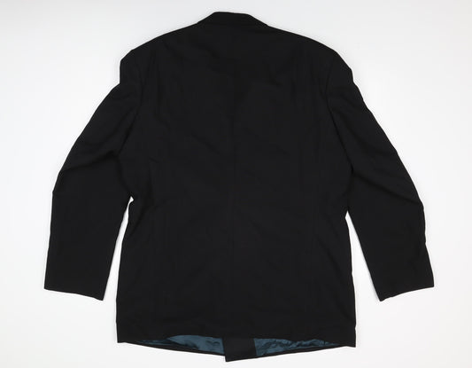 Mens UK Size 46 Marks and Spencer Regular Black Suit Jacket