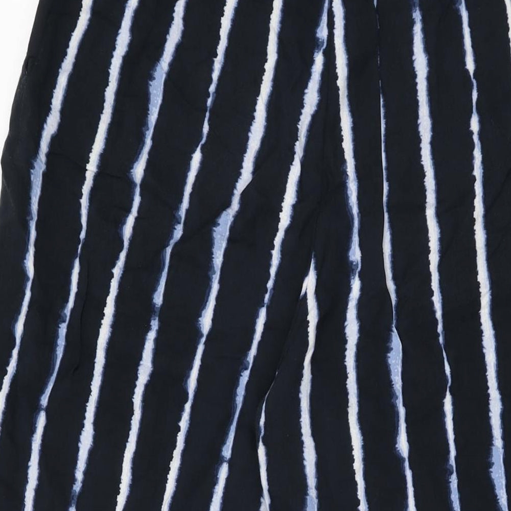 Womens UK Size 8 H&M Regular Fit Black Trousers