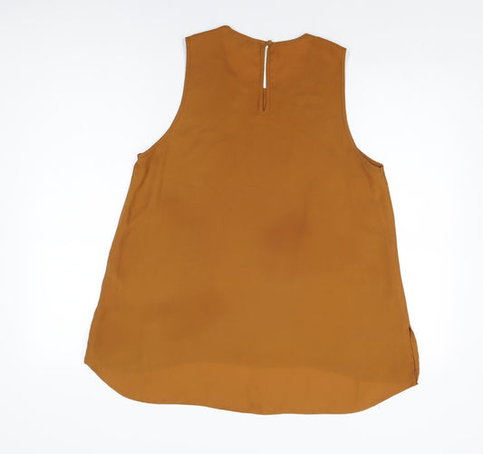 Womens UK Size 14 Dorothy Perkins Brown Basic T-Shirt