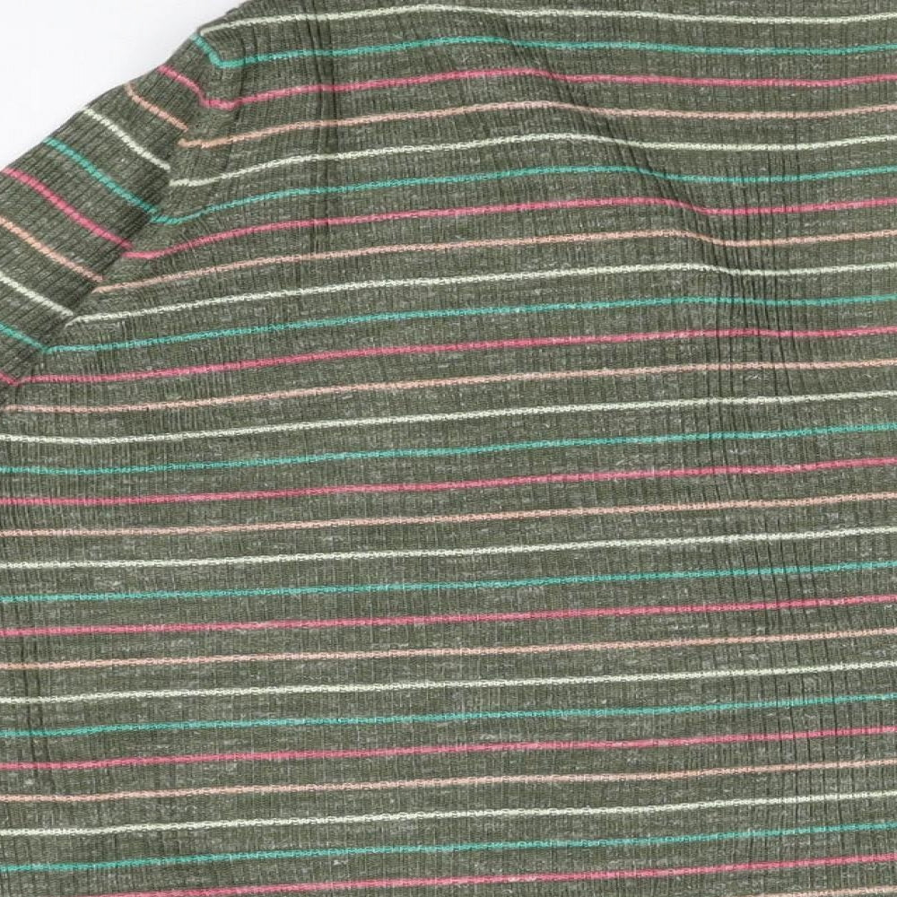 Womens UK Size L Marks and Spencer Green Cardigan Jumper