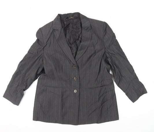 Womens UK Size 14 St Michael Grey Jacket