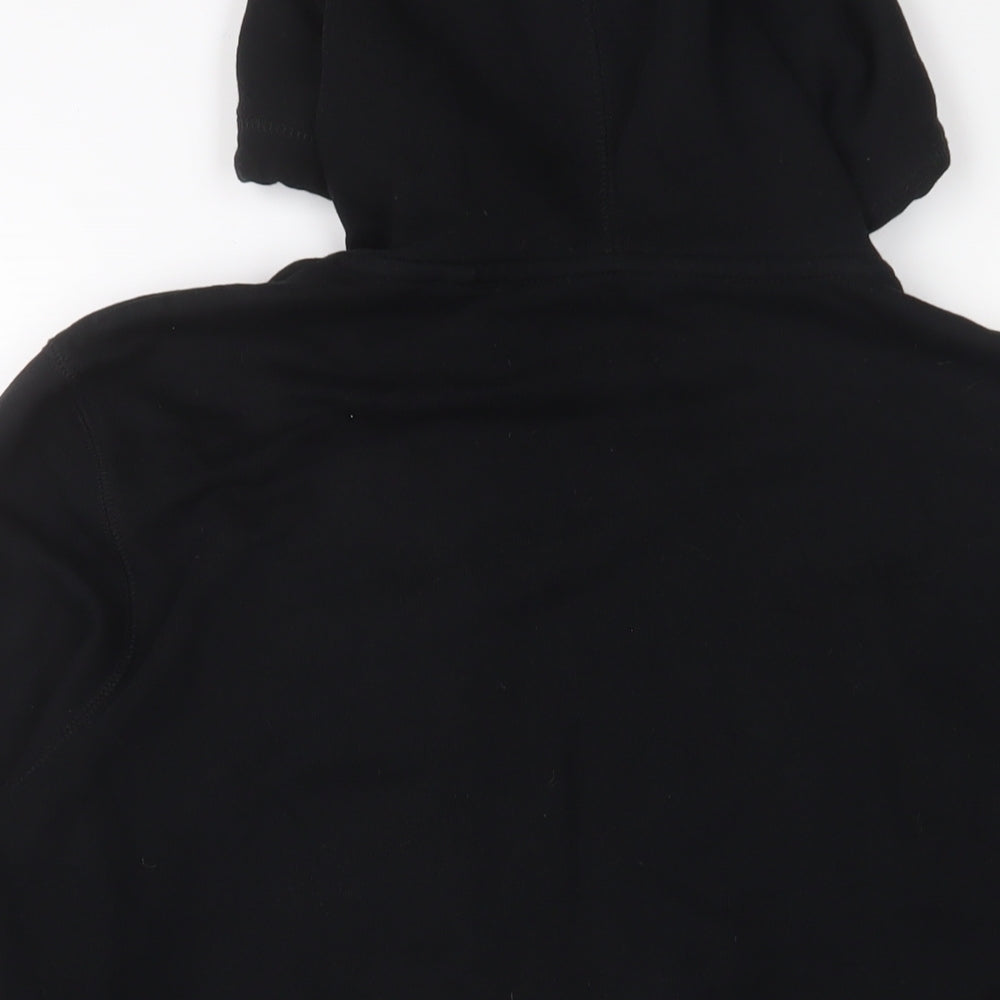 Womens UK Size S NEXT Black Full Zip Hoodie