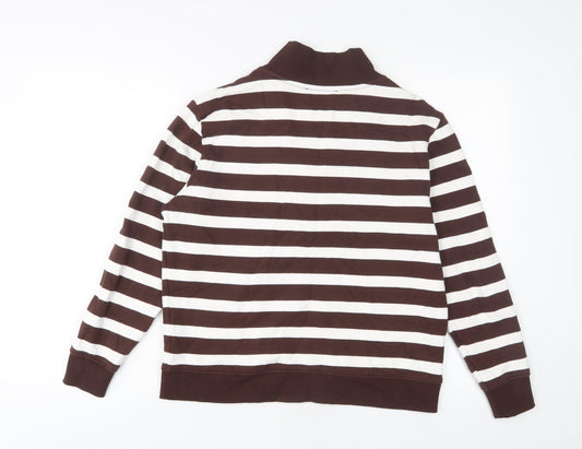Womens UK Size S Marks and Spencer Brown Pullover Sweatshirt