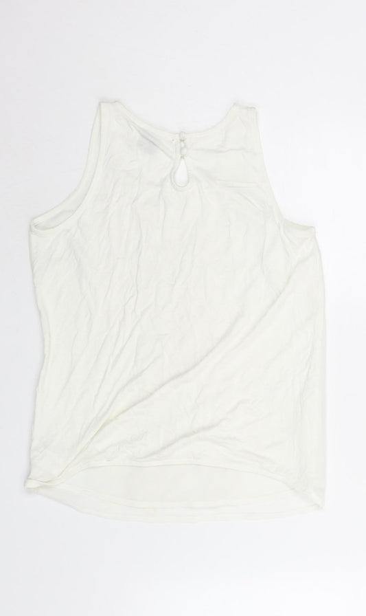 Womens UK Size 6 NEXT Ivory Camisole Blouse