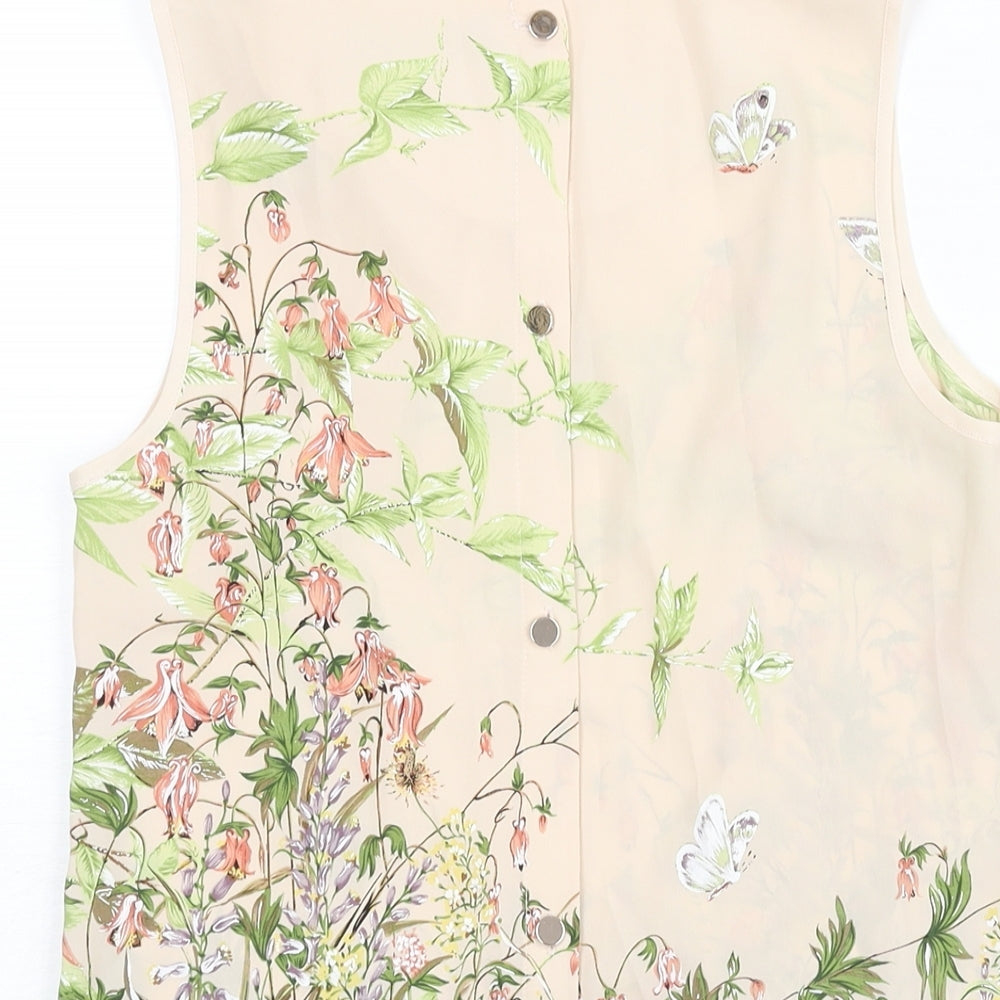 Womens UK Size 8 Oasis Pink Camisole Blouse